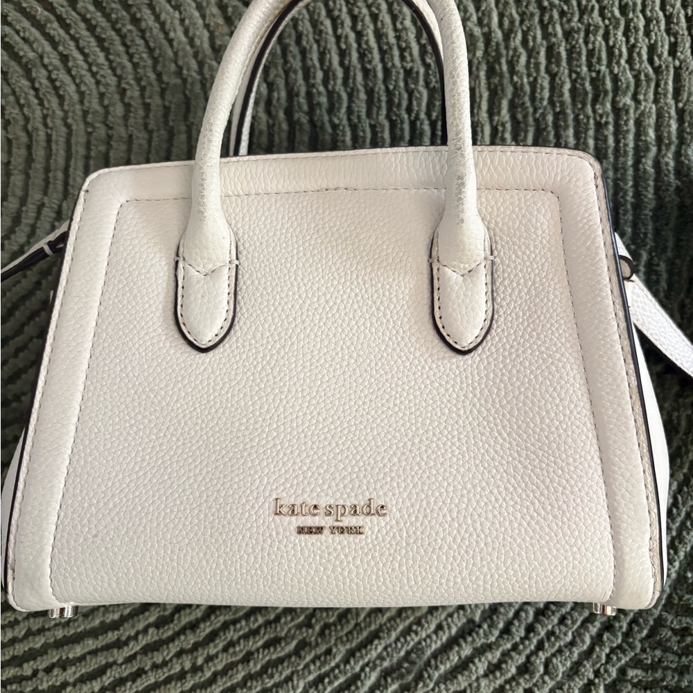 Kate Spade Cream Satchel Bag